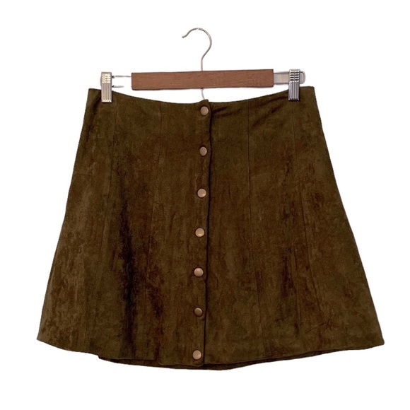 Altar'd State Gray Mini Skirt - Picture 2 of 8